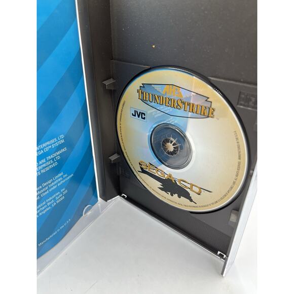 AH-3 Thunderstrike (Sega CD, 1993) Complete Clean Disc - Tested - Picture 6 of 10